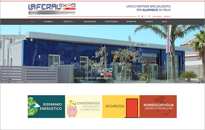 Online il nuovo sito Laferal Expo